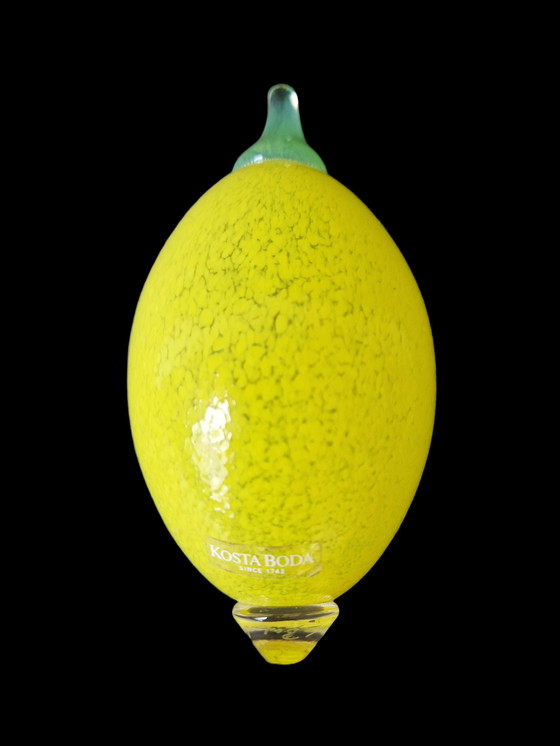 Image 1 of Kosta Boda - "Frutteria" Lemon By Gunnel Sahlin