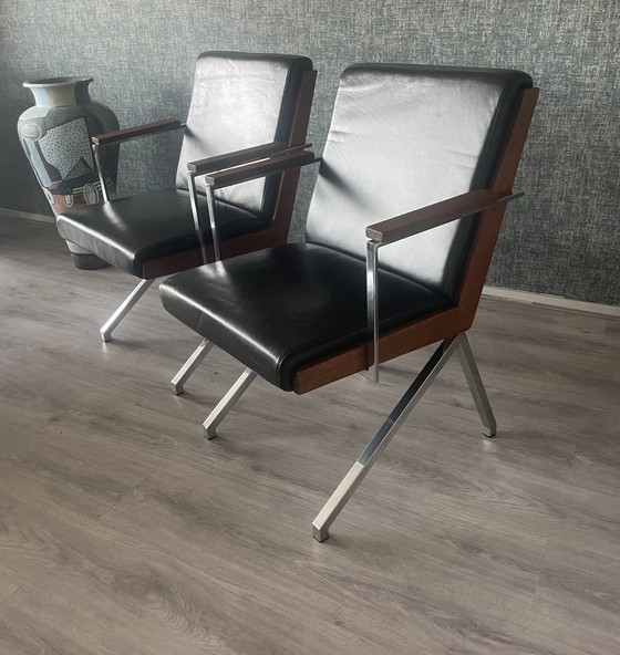 Image 1 of 2x Gelderland lounge chairs by Rob Parry