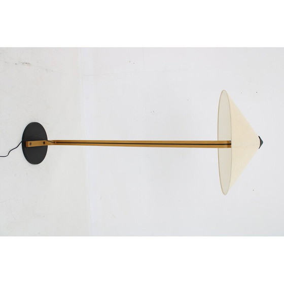 Image 1 of Lampada da terra vintage in legno curvato di Mads Caprani, Danimarca 1970