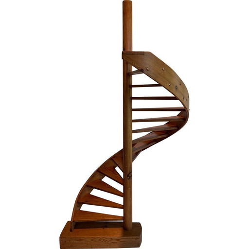 Vintage Maîtrise staircase in fir, 1950