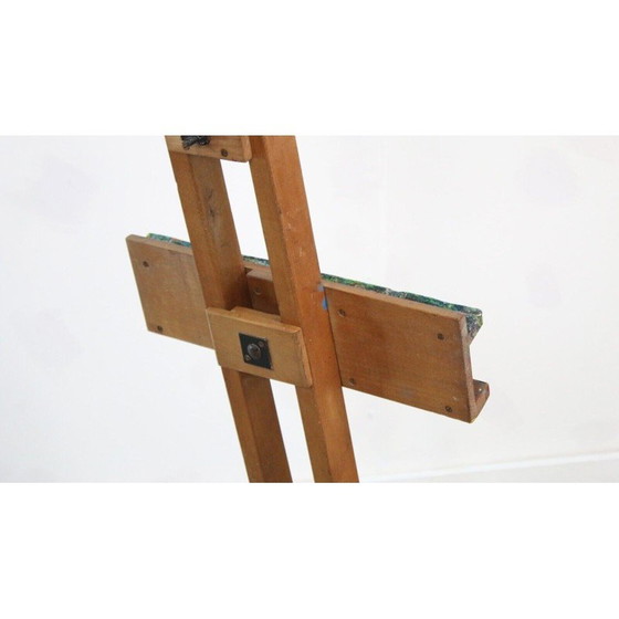 Image 1 of Cavalletto d'epoca in legno massello per artisti, prodotto da Newton e Winsor, Inghilterra