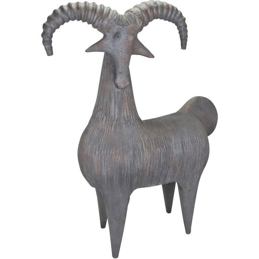 Ceramica vintage "Bélier" di Dominique Pouchain