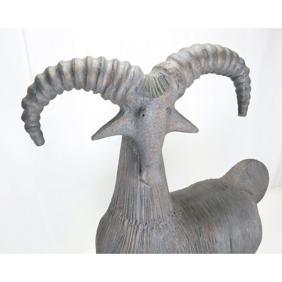 Image 1 of Vintage "Bélier" ceramics by Dominique Pouchain