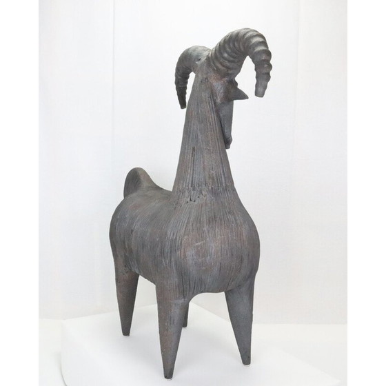 Image 1 of Vintage "Bélier" ceramics by Dominique Pouchain