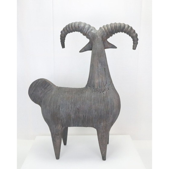 Image 1 of Vintage "Bélier" ceramics by Dominique Pouchain