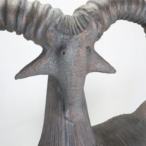 Ceramica vintage "Bélier" di Dominique Pouchain