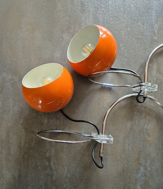 Image 1 of 2x Gepo Wall Lights / 70s