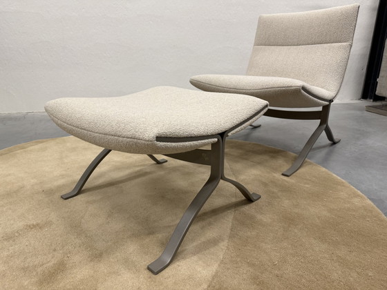 Image 1 of Eyye Juno Armchair With Armchair Bosa Powder Fabric