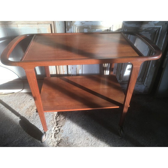 Image 1 of Carrello di servizio vintage in teak, anni '60