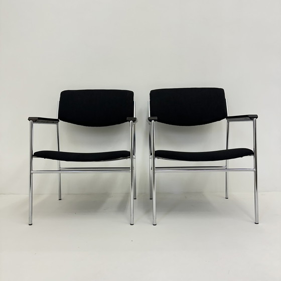 Gijs van der Sluis Chaise longue minimaliste , 1970 – Fauteuils, Metal, Vintage (photo 3 of 10)