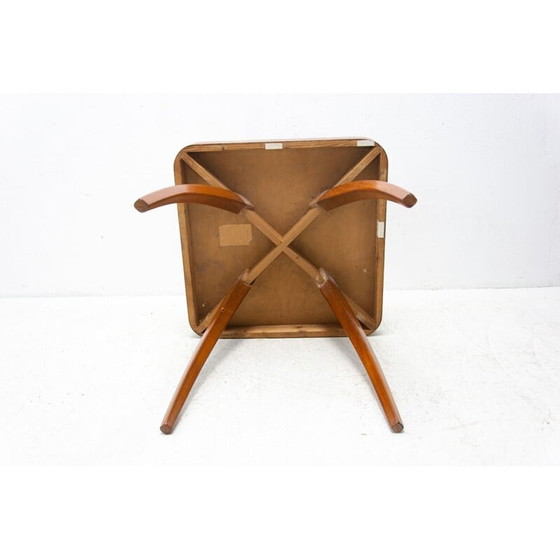 Image 1 of Vintage walnut Spider side table H-259 by Jindrich Halabala, Czechoslovakia 1950s
