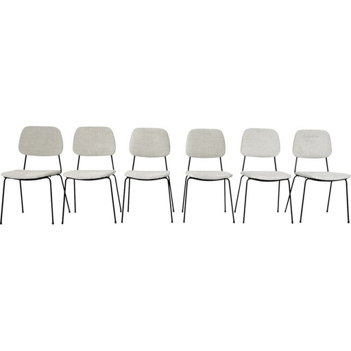 Set of 6 vintage chairs, Italy, 1960
