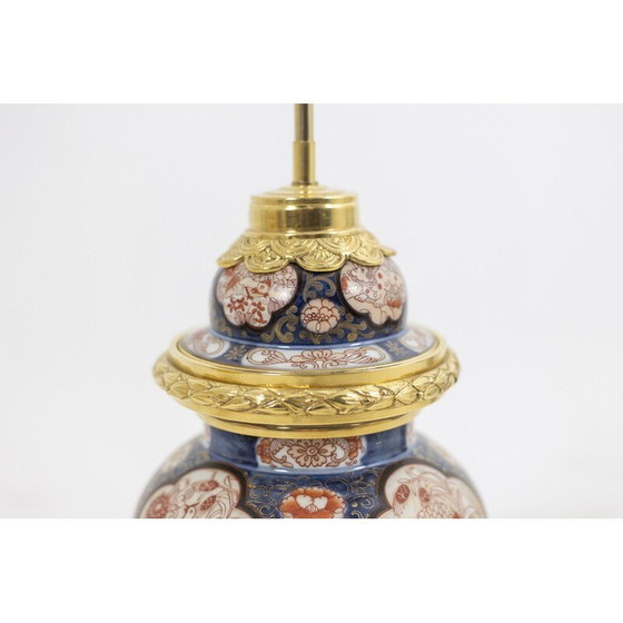 Image 1 of Lampada d'epoca in porcellana Imari e bronzo dorato, 1880