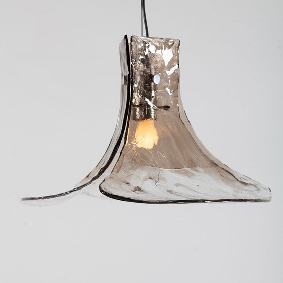 Image 1 of Vintage Murano glass pendant lamp by Carlo Nason for Mazzega