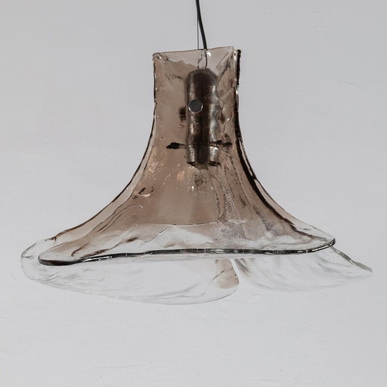 Image 1 of Vintage Murano glass pendant lamp by Carlo Nason for Mazzega