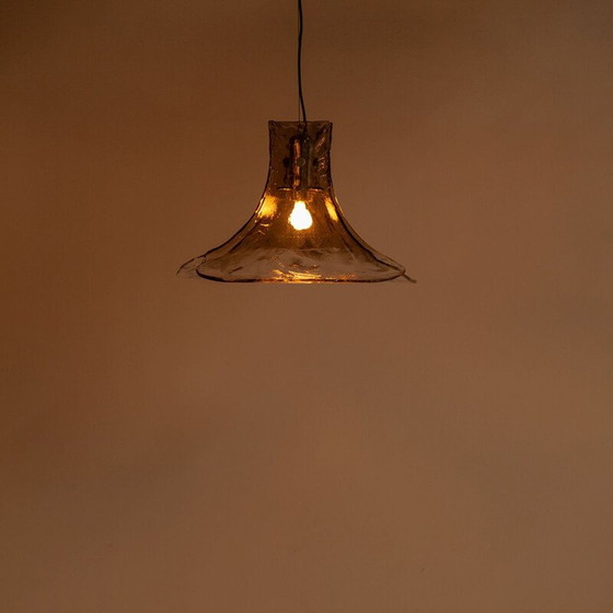 Image 1 of Vintage Murano glass pendant lamp by Carlo Nason for Mazzega