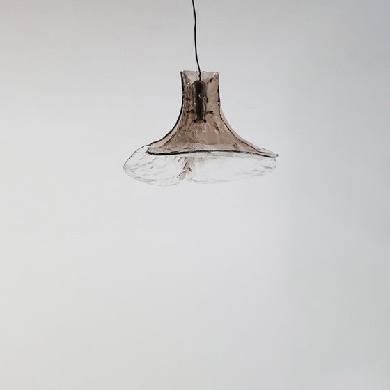 Image 1 of Vintage Murano glass pendant lamp by Carlo Nason for Mazzega