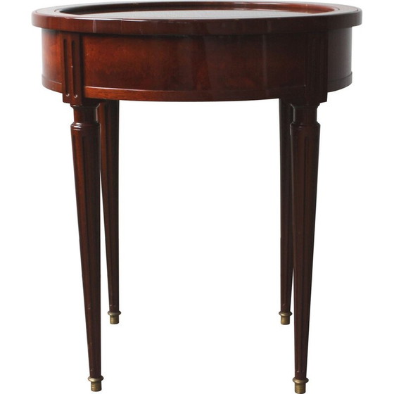 Image 1 of Vintage mahogany and marble side table