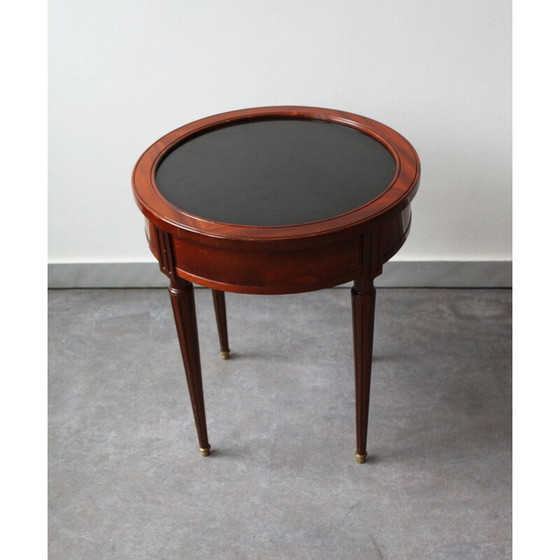 Image 1 of Vintage mahogany and marble side table