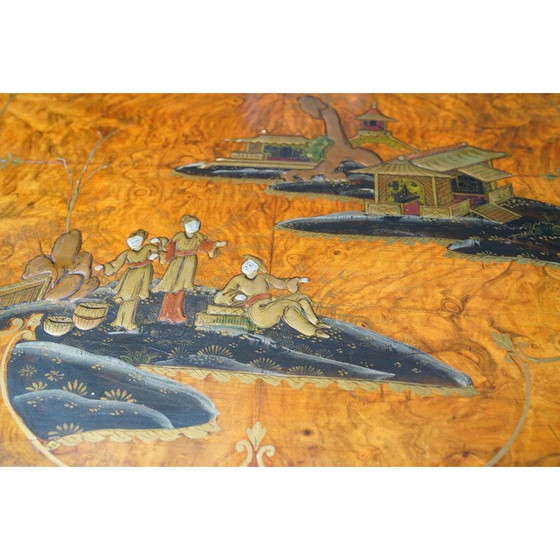 Image 1 of Vintage Shibayama inlaid Japanese nesting tables, 1900