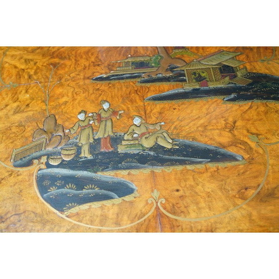 Image 1 of Vintage Shibayama inlaid Japanese nesting tables, 1900