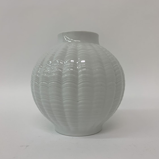 Image 1 of Mid-Century design porcelain Eschenbach vase Kaiser Germany , 1970’s