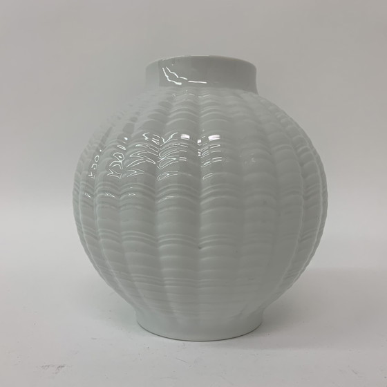 Image 1 of Mid-Century design porcelain Eschenbach vase Kaiser Germany , 1970’s