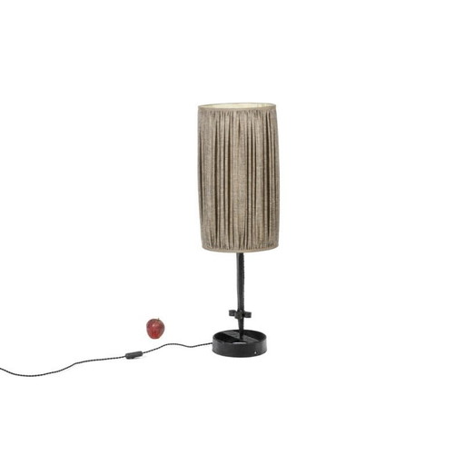 Vintage wrought iron lamp, 1950