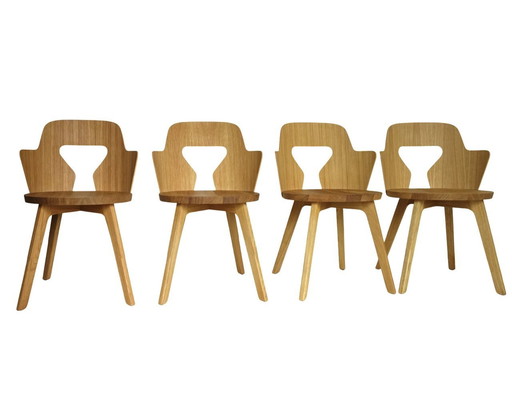 4X Stammplatz Chair, Design Alfredo Häberli, With Armrests