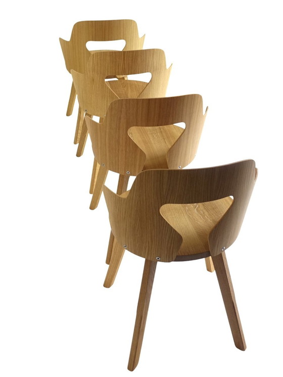 Image 1 of 4X Stammplatz Chair, Design Alfredo Häberli, With Armrests