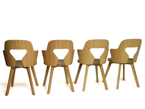 4X Stammplatz Chair, Design Alfredo Häberli, With Armrests