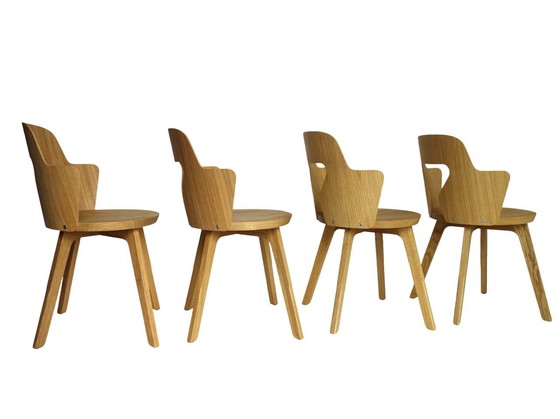 Image 1 of 4X Stammplatz Chair, Design Alfredo Häberli, With Armrests