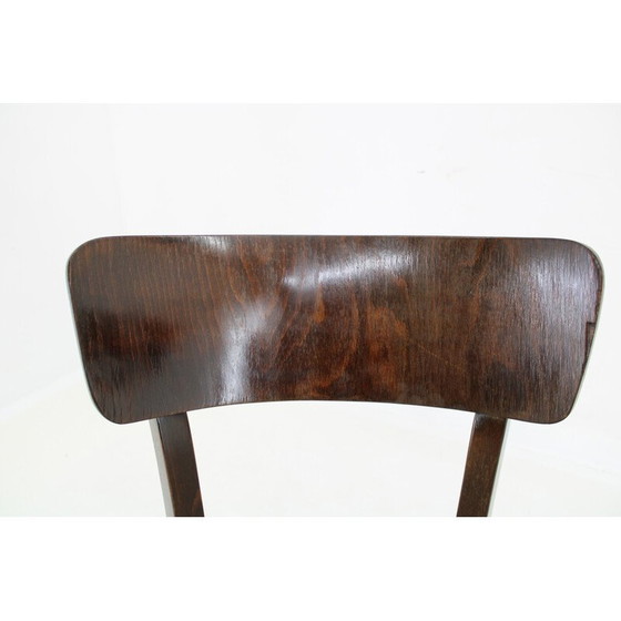 Image 1 of Set of 4 vintage wooden chairs Thonet by Michael Thonet, Czechoslovakia 1950s