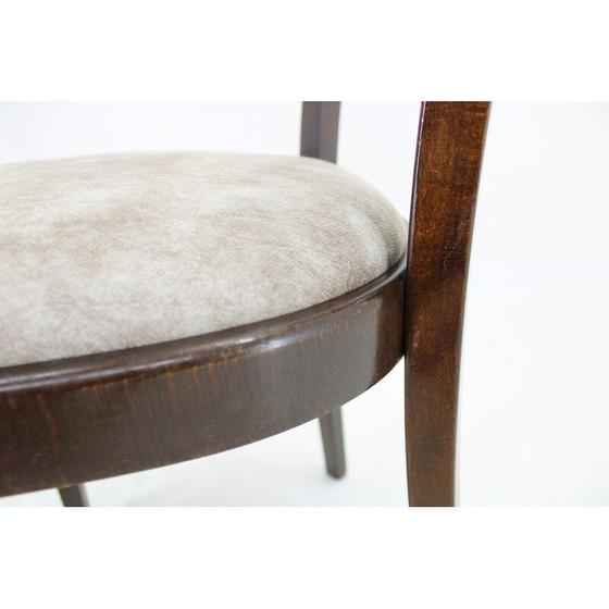 Image 1 of Set of 4 vintage wooden chairs Thonet by Michael Thonet, Czechoslovakia 1950s