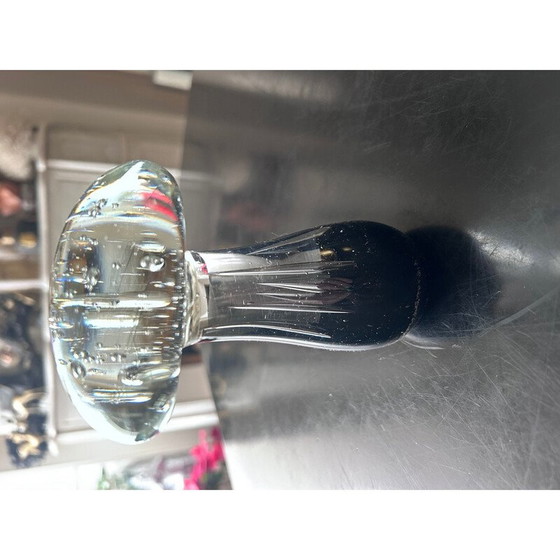 Image 1 of Fermacarte vintage a forma di fungo in vetro di Murano, 1970
