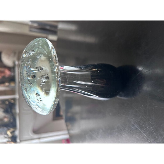 Image 1 of Fermacarte vintage a forma di fungo in vetro di Murano, 1970