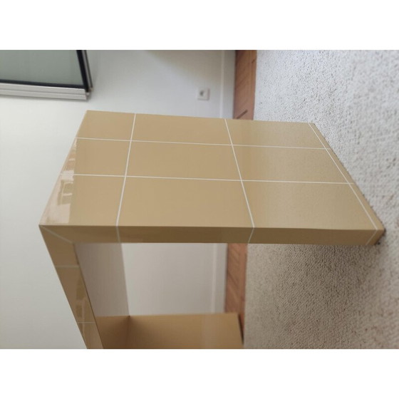 Image 1 of Vintage lacquered wood console, 1970