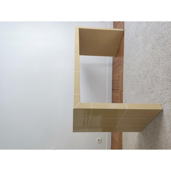 Image 1 of Vintage lacquered wood console, 1970