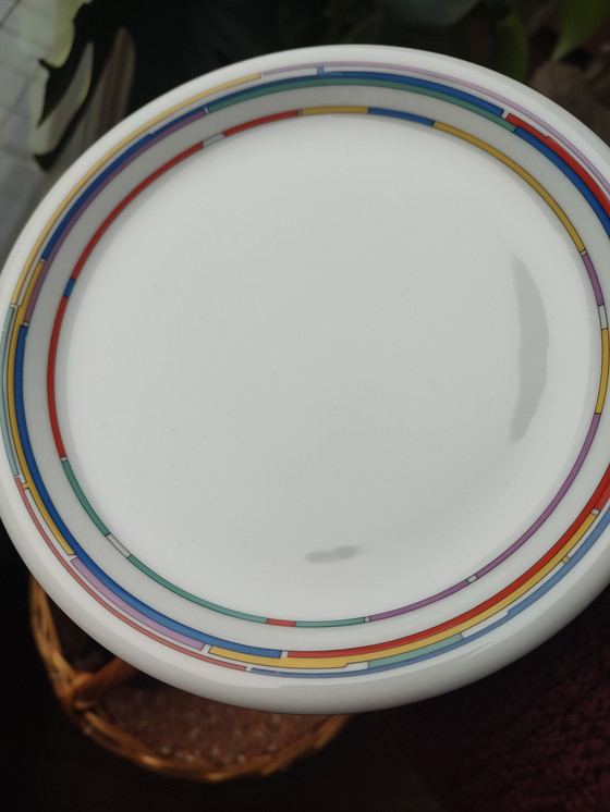 Image 1 of 35 Piece Dinnerware Azrberg Daily Rainbow