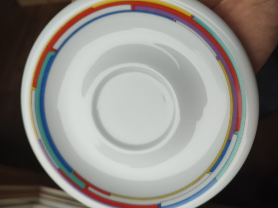 Image 1 of 35 Piece Dinnerware Azrberg Daily Rainbow