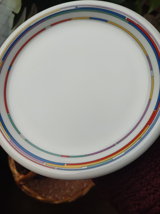 Image 1 of 35 Piece Dinnerware Azrberg Daily Rainbow