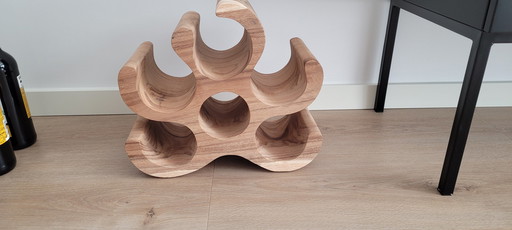 Wine Rack Suar Wood