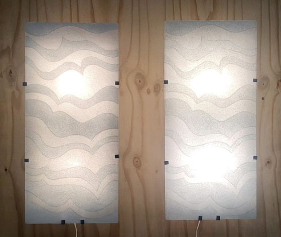 Image 1 of 2x Ikea Lamps, Model Gyllen By Julia Treutiger