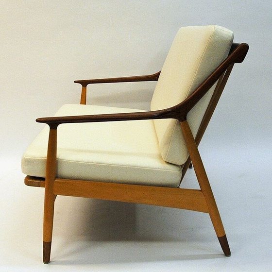 Image 1 of Vintage 2-seated loveseat sofa by Kurt Ostervig for Jason Mobler Danish 1950s