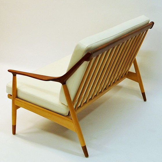 Image 1 of Vintage 2-seated loveseat sofa by Kurt Ostervig for Jason Mobler Danish 1950s