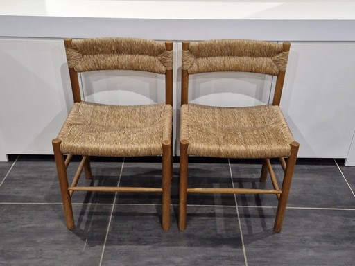 Pair Of Dordogne Chairs By Robert Sentou, 1950s