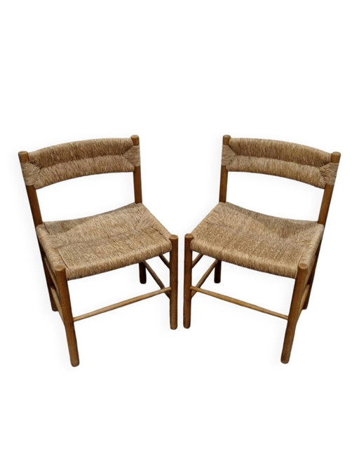 Pair Of Dordogne Chairs By Robert Sentou, 1950s