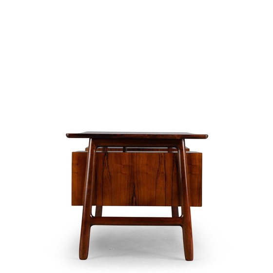 Image 1 of Rosewood Model 75 Desk By Gunni Omann For Omann Jun Mobelfabrik, 1960S