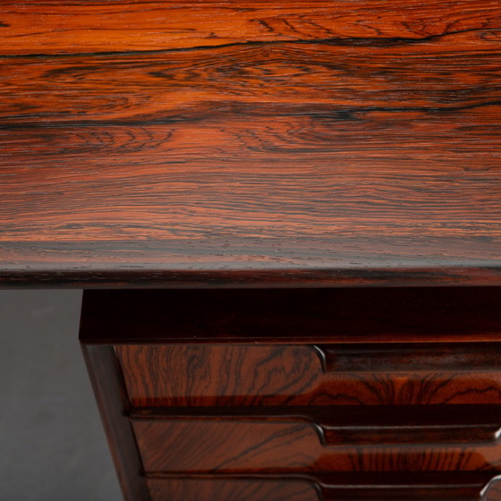 Image 1 of Rosewood Model 75 Desk By Gunni Omann For Omann Jun Mobelfabrik, 1960S