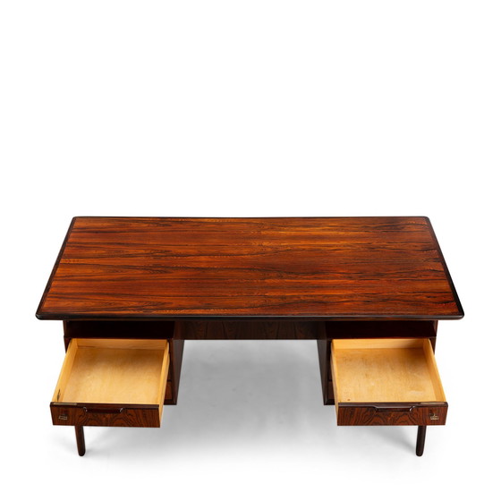 Image 1 of Rosewood Model 75 Desk By Gunni Omann For Omann Jun Mobelfabrik, 1960S